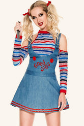 Evil Doll Circus Clown Halloween Costume