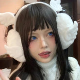 Harajuku Punk Wings Plush Earmuff