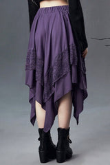 Halloween Gothic Punk Lace Skirt