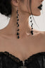 Long Beaded Chain Drop Earrings