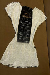 Y2K Punk Slim Short Sleeve Mesh Top