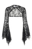 Gothic Lace Batwing Sleeve Coat