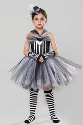 Striped Skeleton Kid Halloween Costume