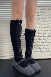 Cute Y2K Cutout Lingerie Clip Thigh Socks