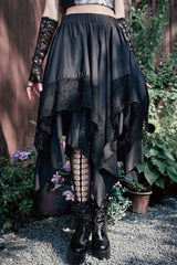 Halloween Gothic Punk Lace Skirt
