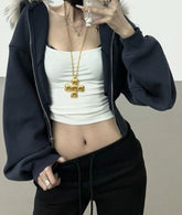 Faux Fur Hooded Jacket