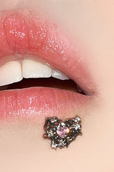 Punk Spider Web Lip Stud