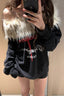 Sweet Spicy Off-shoulder Long Sleeve Knit Top