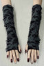 Distressed Layered Open Finger Gloves