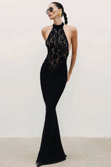 Sexy Halloween Lace Patchwork Sheath Dress