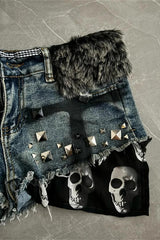 American Retro High Waist Hot Shorts