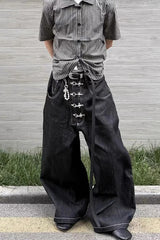 90s Style Gothic Oversize Pants