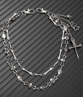 Dark Street Metal Skull Waist Chain