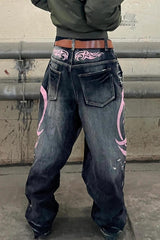 Retro Unisex Oversized Wide Pants