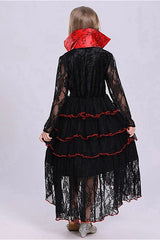 Gothic Vampire Dress Kid Halloween