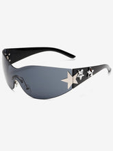 Y2K Pentagram Decor Glasses