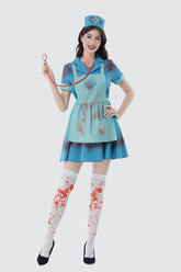Sexy Bloody Nurse Halloween Dress