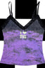 Lace Trim Galaxy Print Cami Top