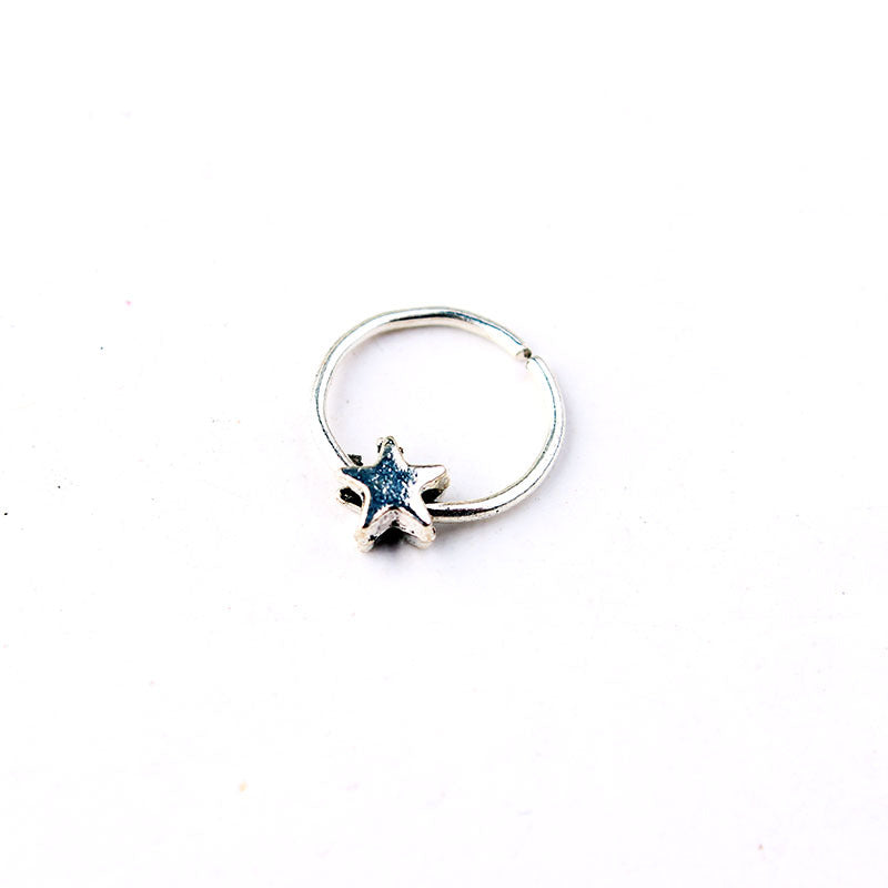 Star Flower U-Shape Nose Studs