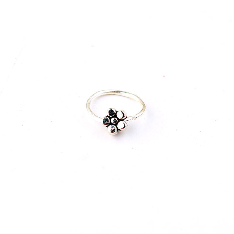Star Flower U-Shape Nose Studs