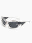 Y2K Transparent Future Glasses