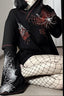 Black Slim Fit Casual Hoodie