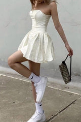 Floral Print Lace Backless Slim High Waist Mini Dress