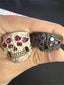 Gothic Six Eyes Skull Ring