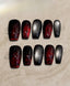 Bloody Glass Effect Press On Nails