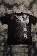 3D Print Y2K Gothic Men's T-shirt