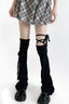 Y2k Soft Solid Color Thigh-high Leg Warmers
