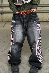 Retro Unisex Oversized Wide Pants