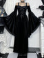 Flare Sleeve High Waist Bandage Maxi Dress