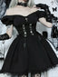 Black Bandage Corset Mini Dress