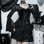 Bell Sleeve Mesh Mini Dress