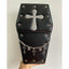 Gothic Vampire Coffin Shape Punk Lolita School Crossbody Halloween Bag Cross Black / 21X9X35
