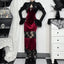 Sleeveless Lace Bodycon Gothic Maxi Dress