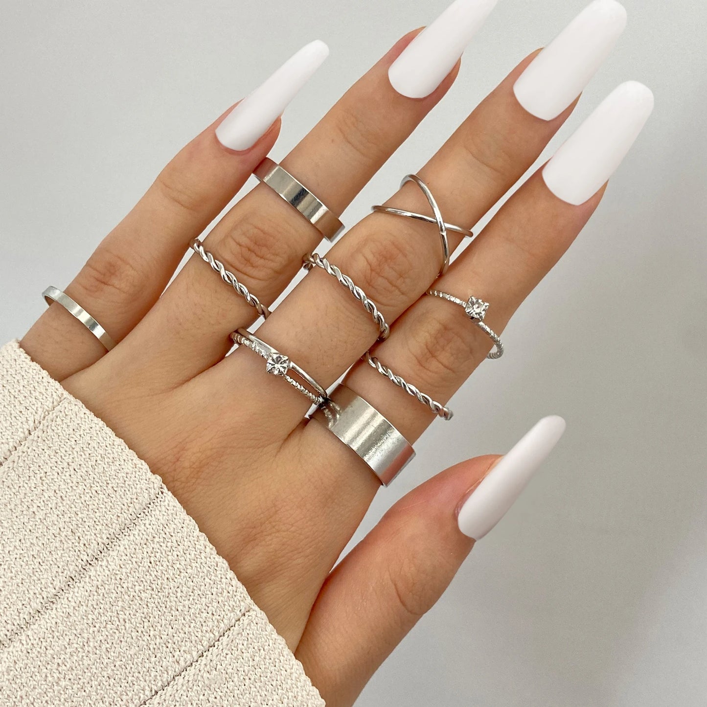 Gothic Heart Snake Animal Skull Ring