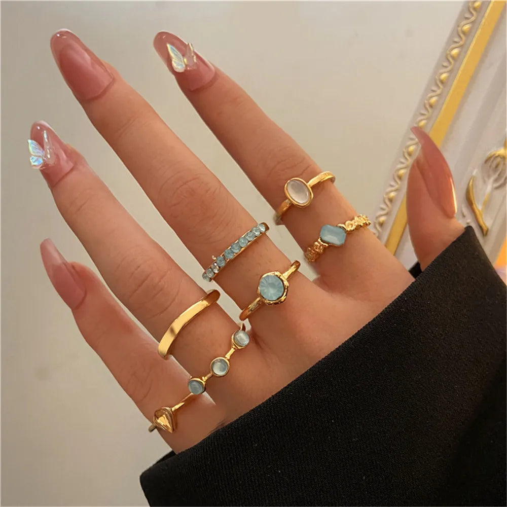 Punk Vintage Gothic Poker Ring