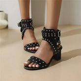 Punk Gothic Rivet High Heel Sandal