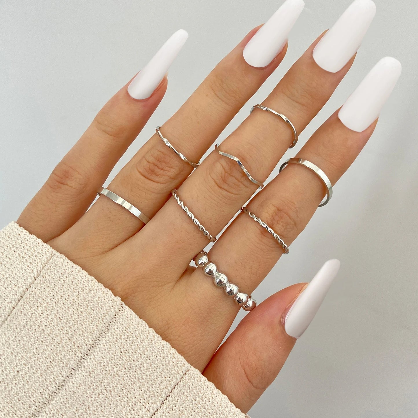 Gothic Heart Snake Animal Skull Ring
