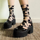 Punk Gothic Chunky Lace-Up Sneaker