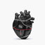 Original Dark Binding Chain Heart Punk Gothic Style Metal Sexy Shoulder Bag Black Halloween