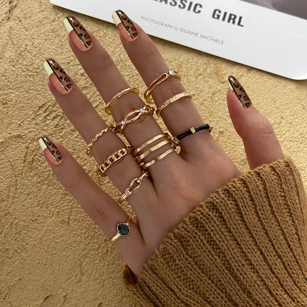 Gothic Heart Snake Animal Skull Ring