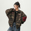 GothicPunkRelaxed Camo Hoodie