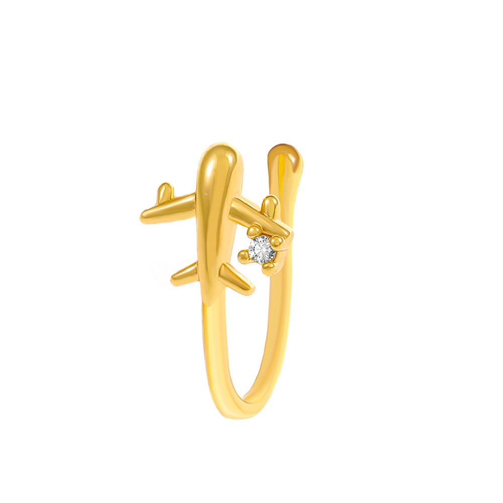 Creative Zircon Animal U-Shape Nose Studs