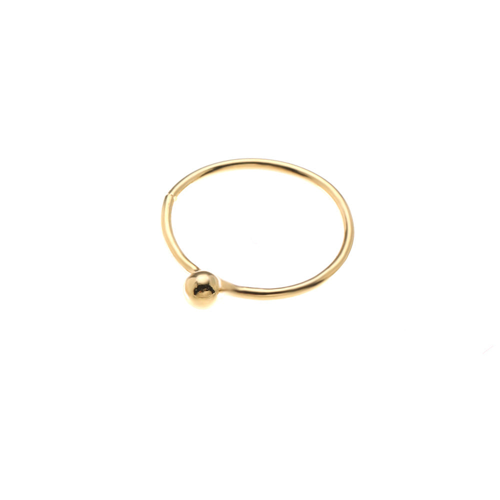Circular Clip-On Nose Studs