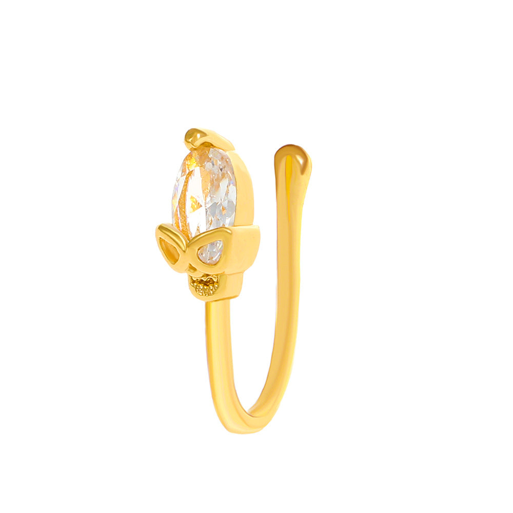 Creative Zircon Animal U-Shape Nose Studs