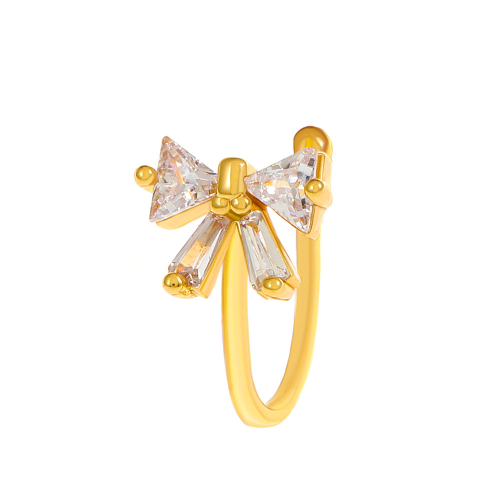 Creative Zircon Animal U-Shape Nose Studs