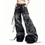 Multi-Pocket Strap Cargo Jeans